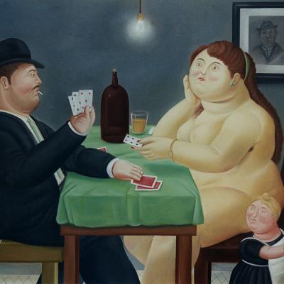 Botero Joueurs Cartes